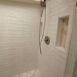 A finished bathroom remodel done by In Him construction.