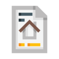 House on paper icon for Room addition/ADU.